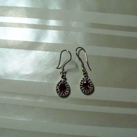 Garnet Earrings - Picture 2 of 6